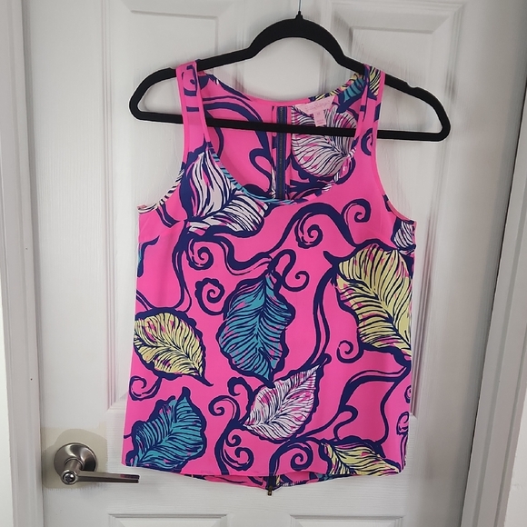 Lilly Pulitzer Tops - Lilly Pulitzer Silk Tank